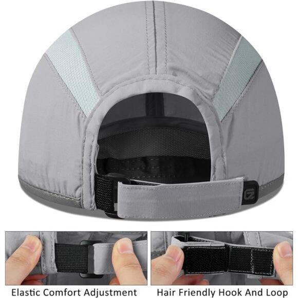 Reflective Folding Outdoor Hat Unstructured Design UPF 50+ Sun Protection Sport - Picture 3 of 7